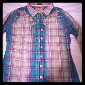 Womens roar button up